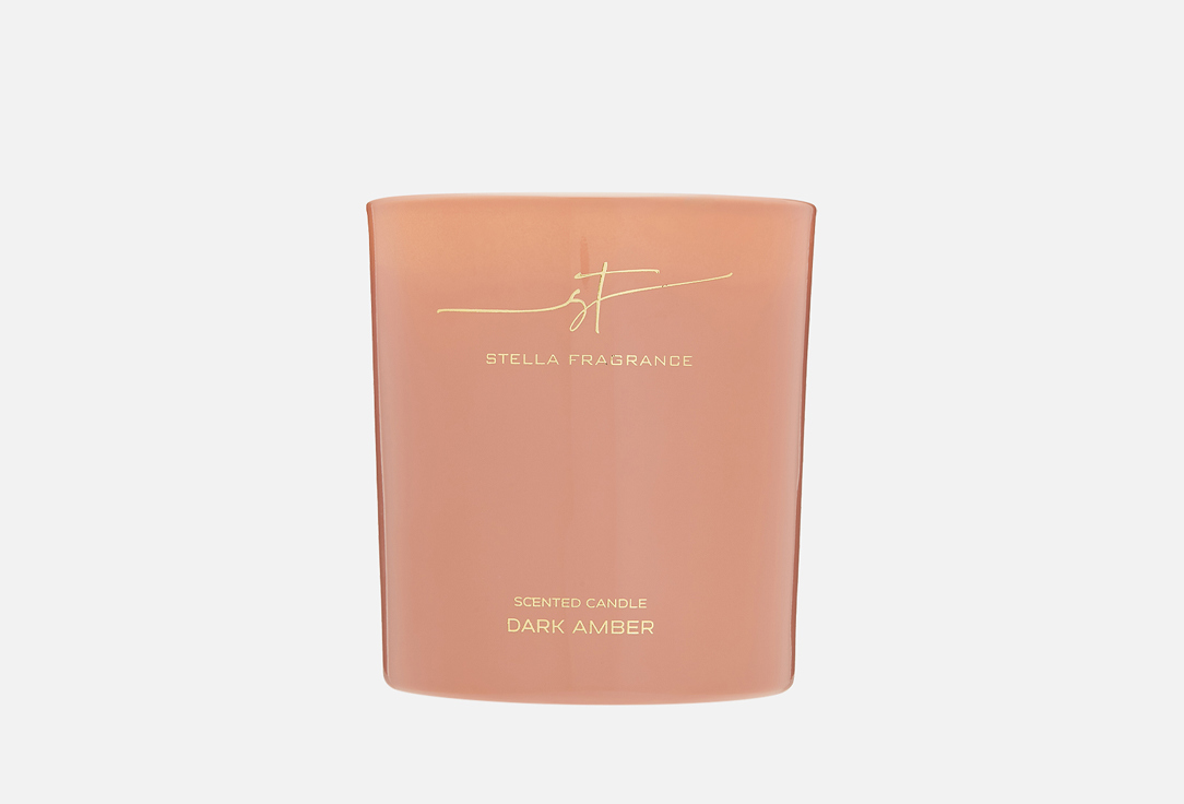 

Ароматическая свеча STELLA FRAGRANCE, DARK AMBER 160 г