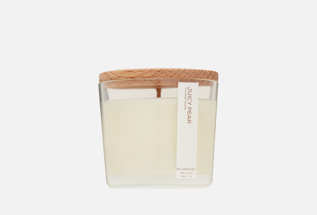 

Ароматическая свеча INCANDLESS, BASE, Сочная груша 100 мл