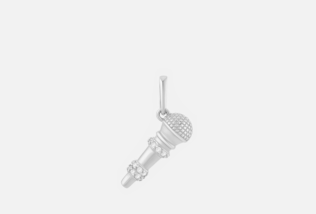 Кулон серебряный PEPELA JEWELRY Microphone 1 шт