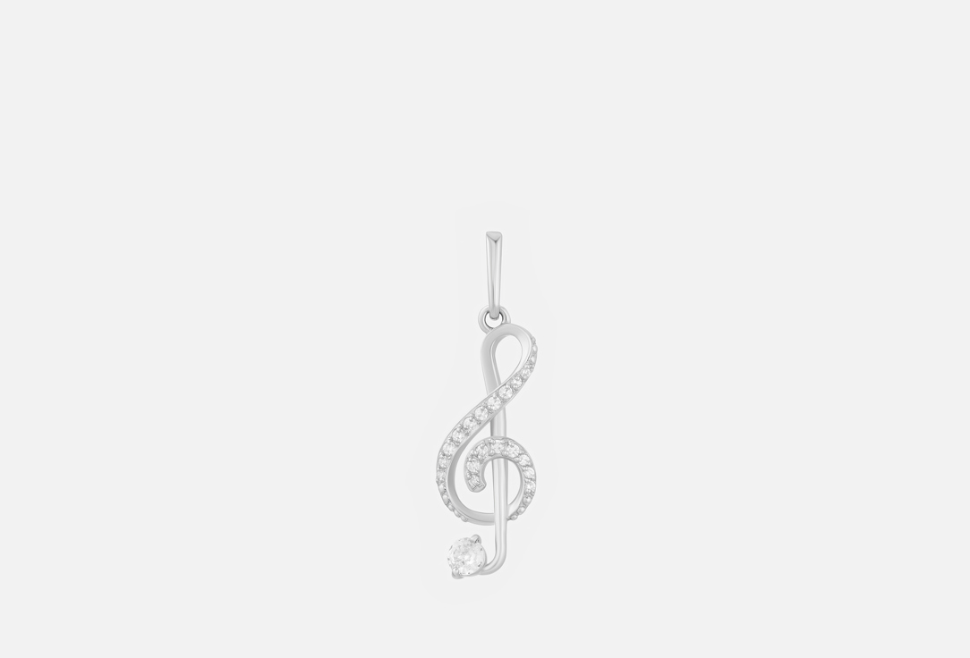Изображение товара Кулон серебряный Pepela Jewelry Treble clef