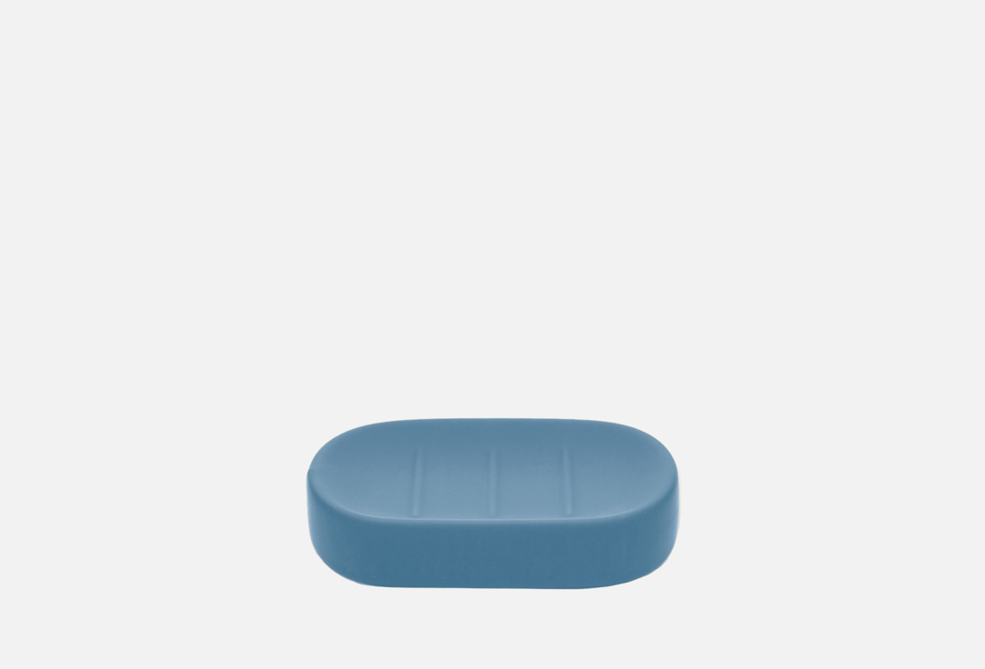 

Мыльница MOROSHKA, Velvet, синий, 8,5х12,5х2,5 см 1 шт