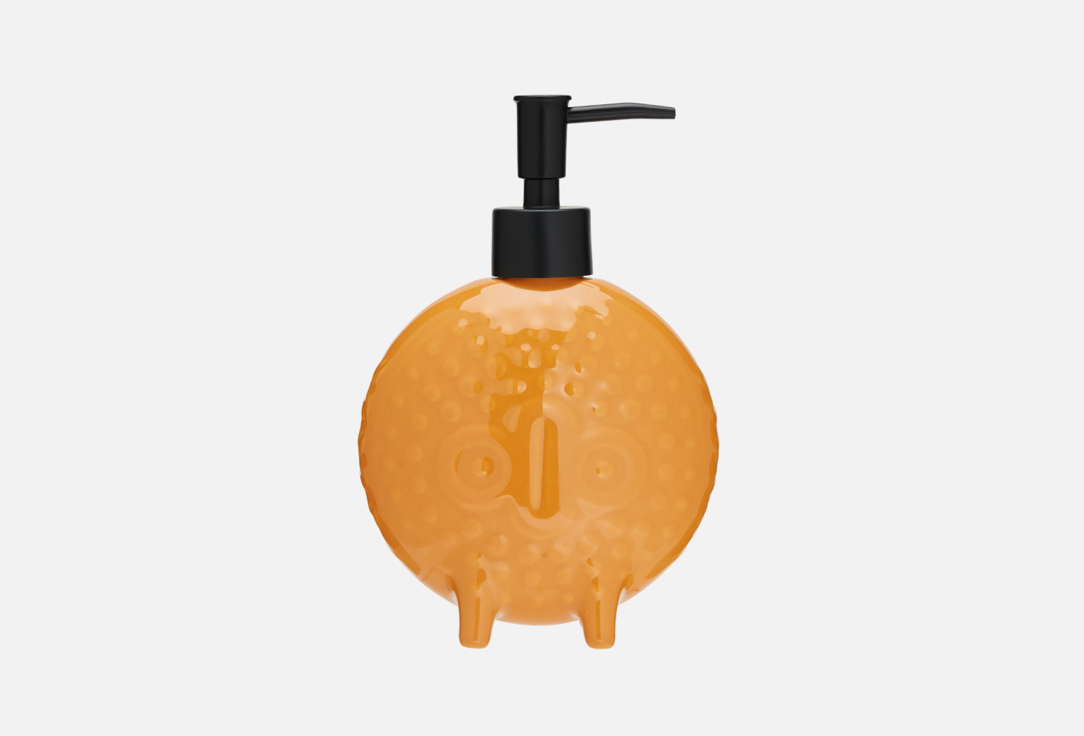 

Дозатор для жидкого мыла MOROSHKA, Bantu, оранжевый, 7х12х18,5 см 1 шт