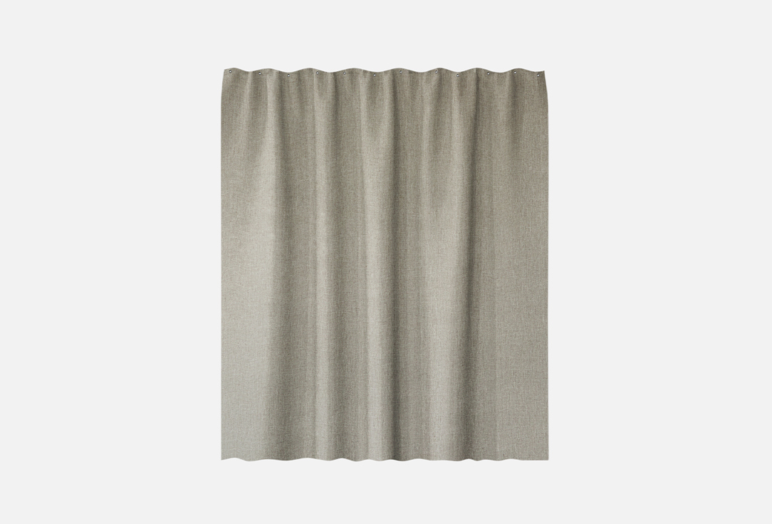 Изображение товара Штора для ванной комнаты Moroshka Duna тканевая 180х200 см серый водоотталкивающая