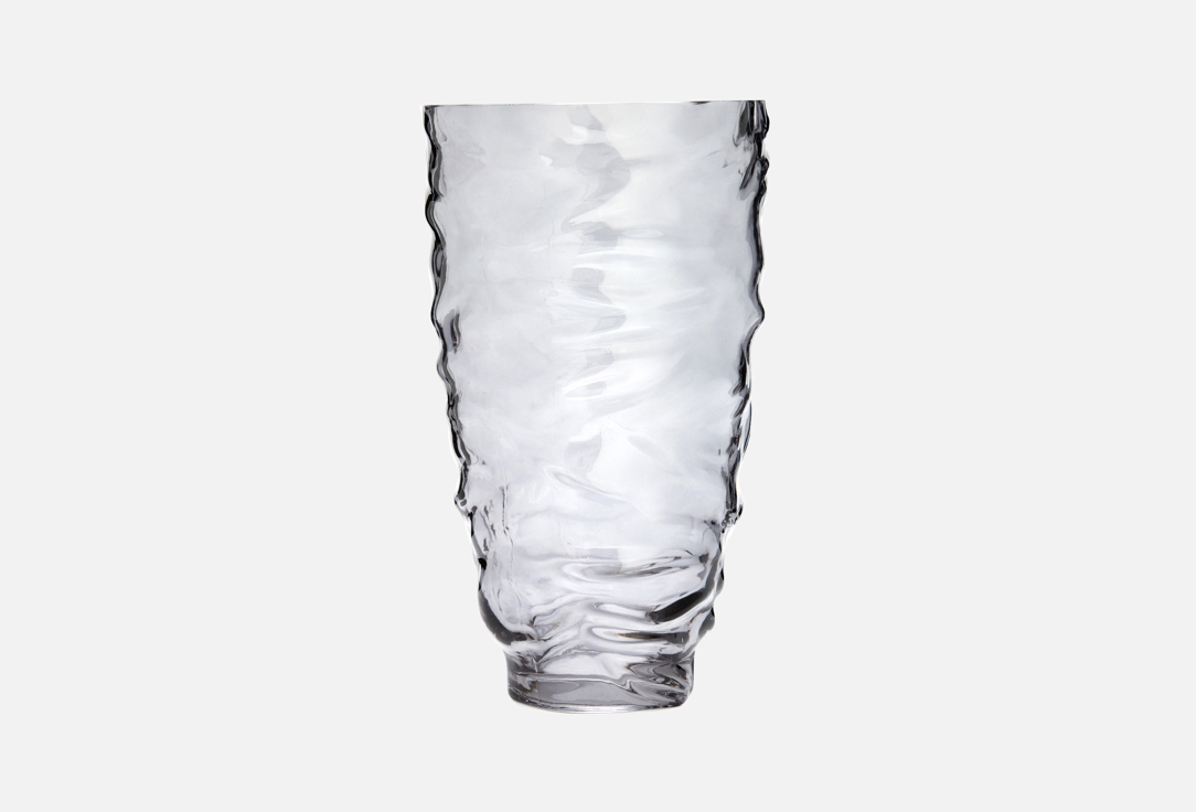 Изображение товара Ваза Bergenson Bjorn Crumpl, 25 см, серая