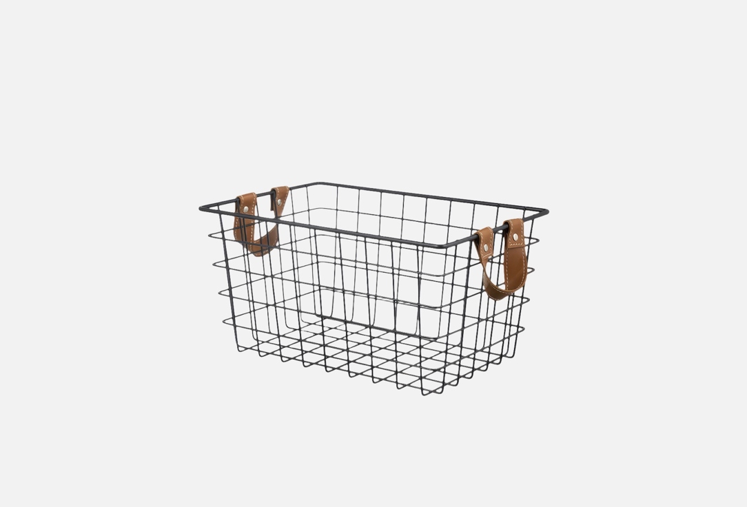 

Корзина для хранения BERGENSON BJORN, Benoy, 31х21х16 см, черная 1 шт