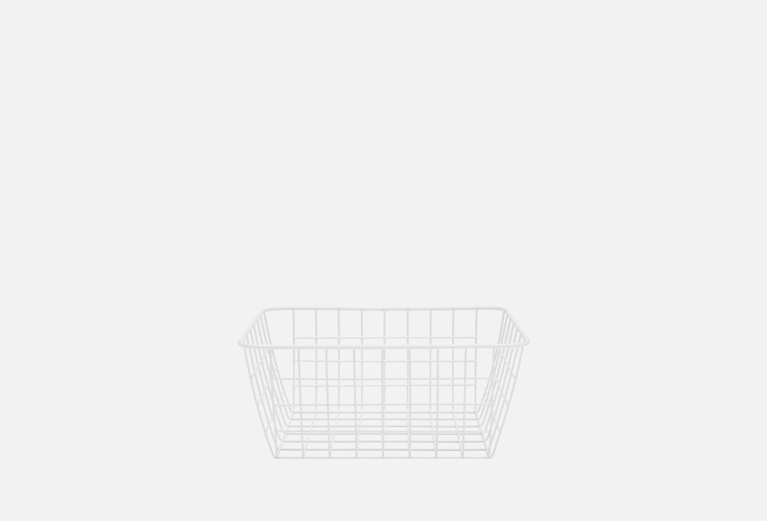 

Корзина для хранения BERGENSON BJORN, Mina, 28х22,5х12,5 см, белая 1 шт