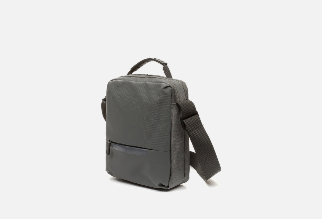 Изображение товара Мужская сумка через плечо KEDDO серый текстильная с двумя отделениями