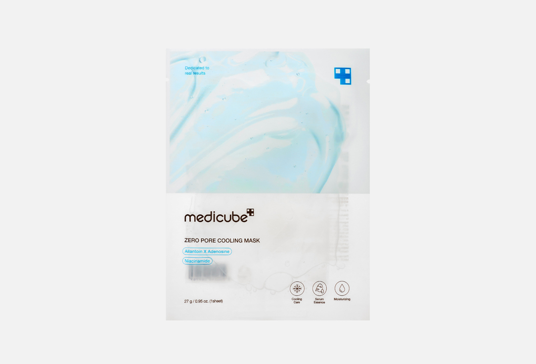 

Охлаждающая тканевая маска для лица MEDICUBE, ZERO PORE COOLING 1 шт