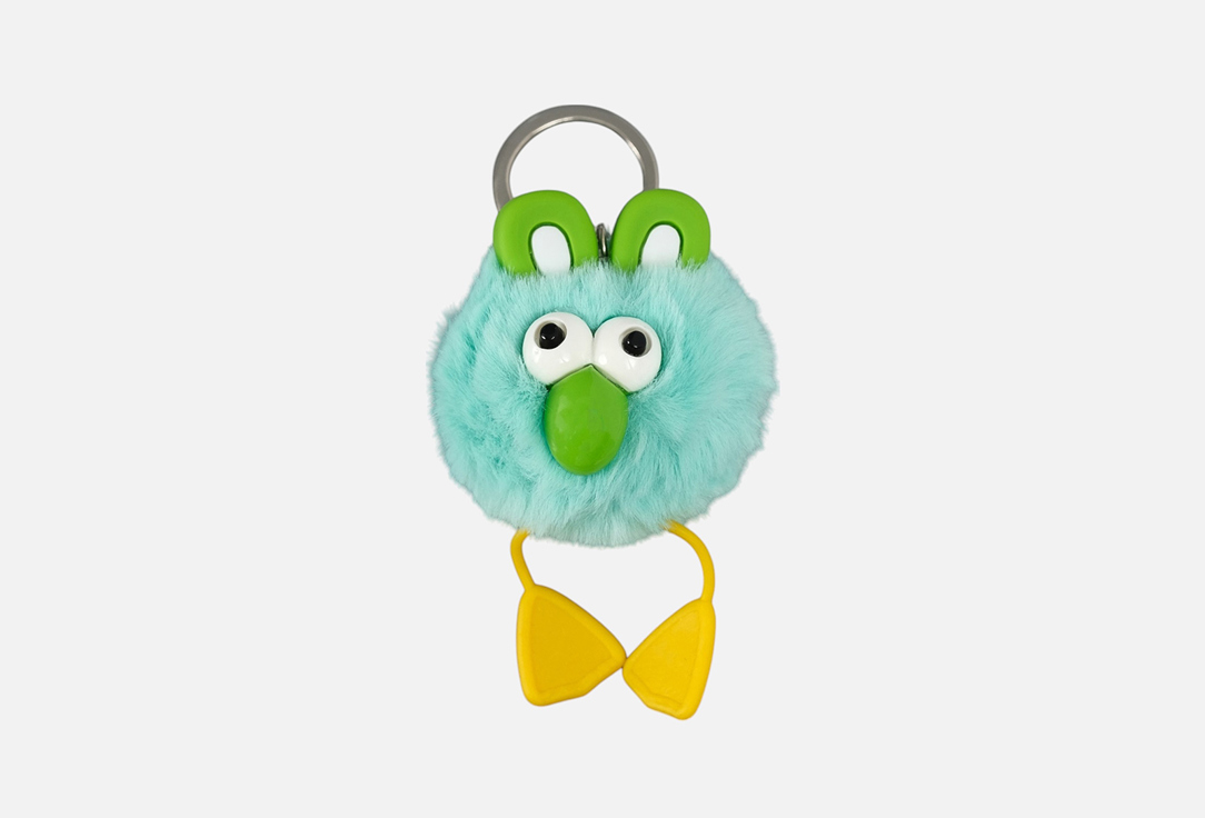 

Пушистик на кольце SIMA-LAND, Большеглазая ворона зелёный 1 шт