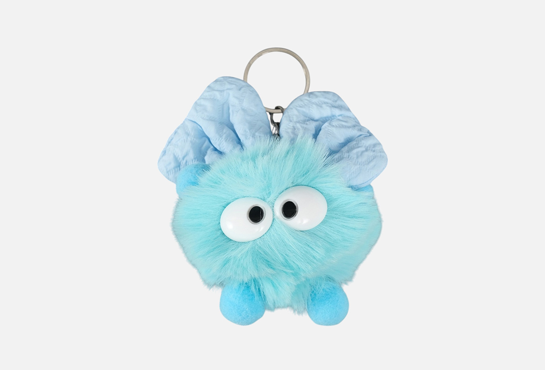 

Пушистик на кольце SIMA-LAND, Мася с большим бантом голубой 1 шт