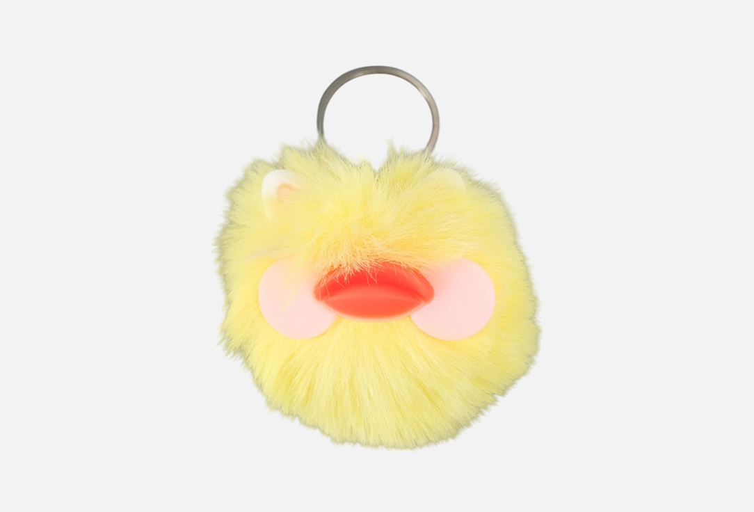 Пушистик на кольце SIMA-LAND Необычный утёнок жёлтый 1 шт