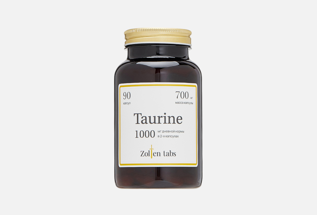 Изображение товара Таурин Zolten Tabs Taurine 700 mg в капсулах