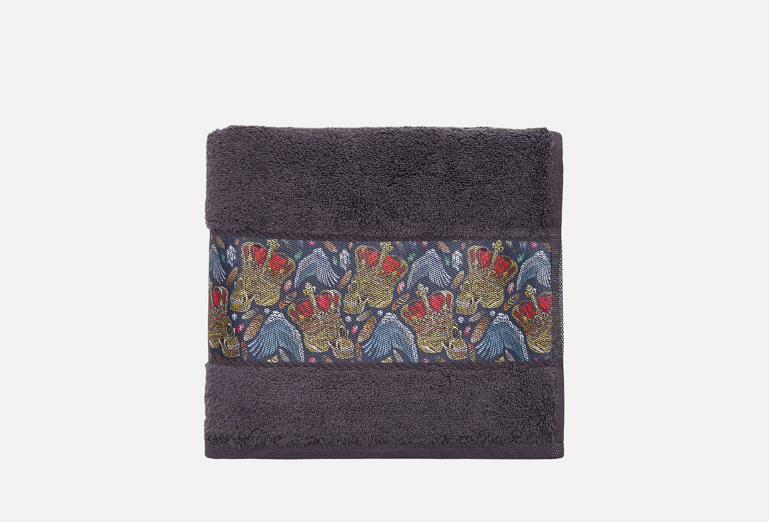 Изображение товара Махровое полотенце Sofi De MarkO Hamlet антрацит 70х140 см из 100% хлопка