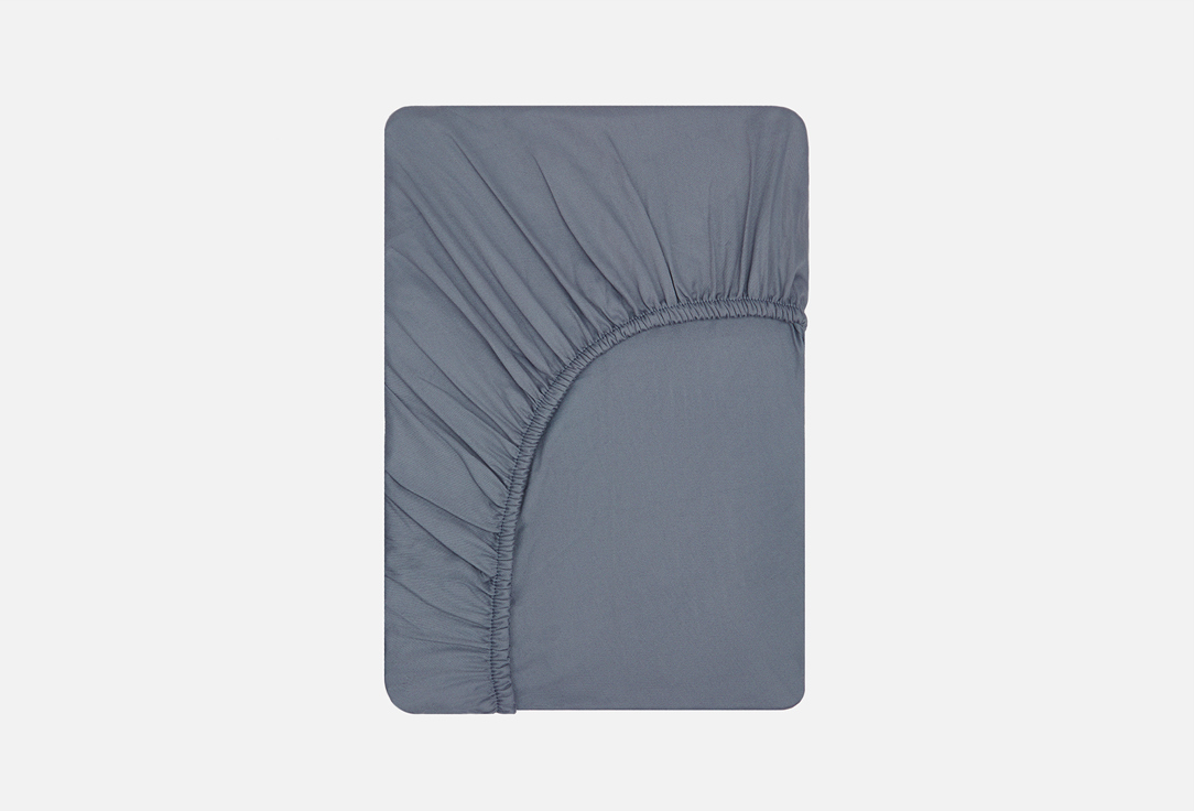 Изображение товара Простыня на резинке Sofi De MarkO Мармис, индиго, 180х200х30