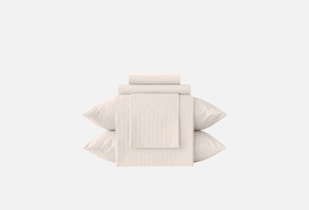 Изображение товара Комплект постельного белья Verossa Stripe, Antique White, евро