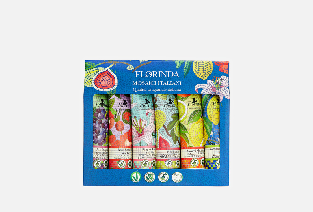 

Набор гелей для душа FLORINDA, Italian Mosaic Collection 6 шт