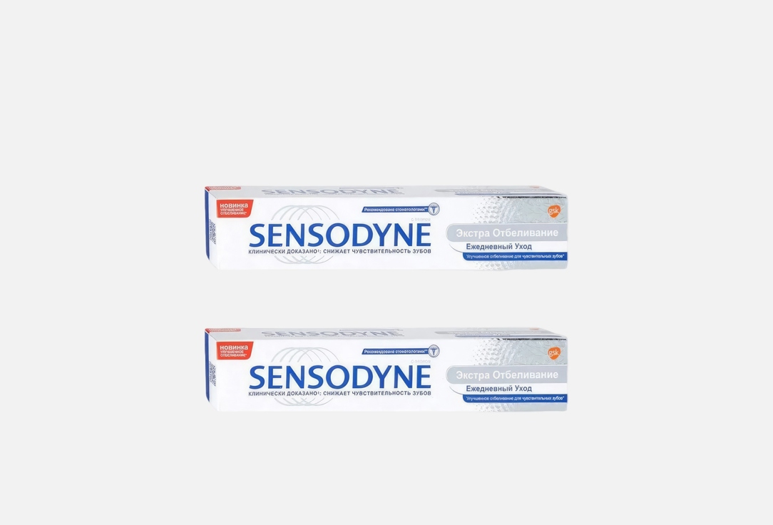 

Набор зубных паст SENSODYNE, Экстра Отбеливание 2 шт