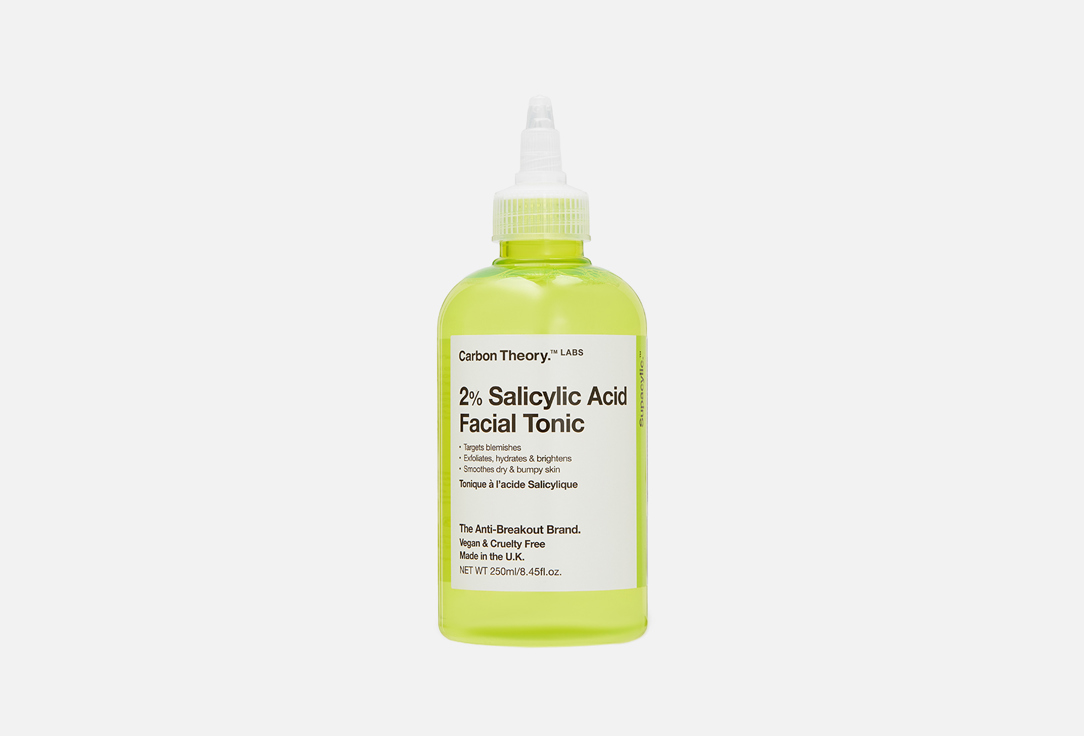 ТОНИК для лица CARBON THEORY 2% Salicylic Acid 250 мл