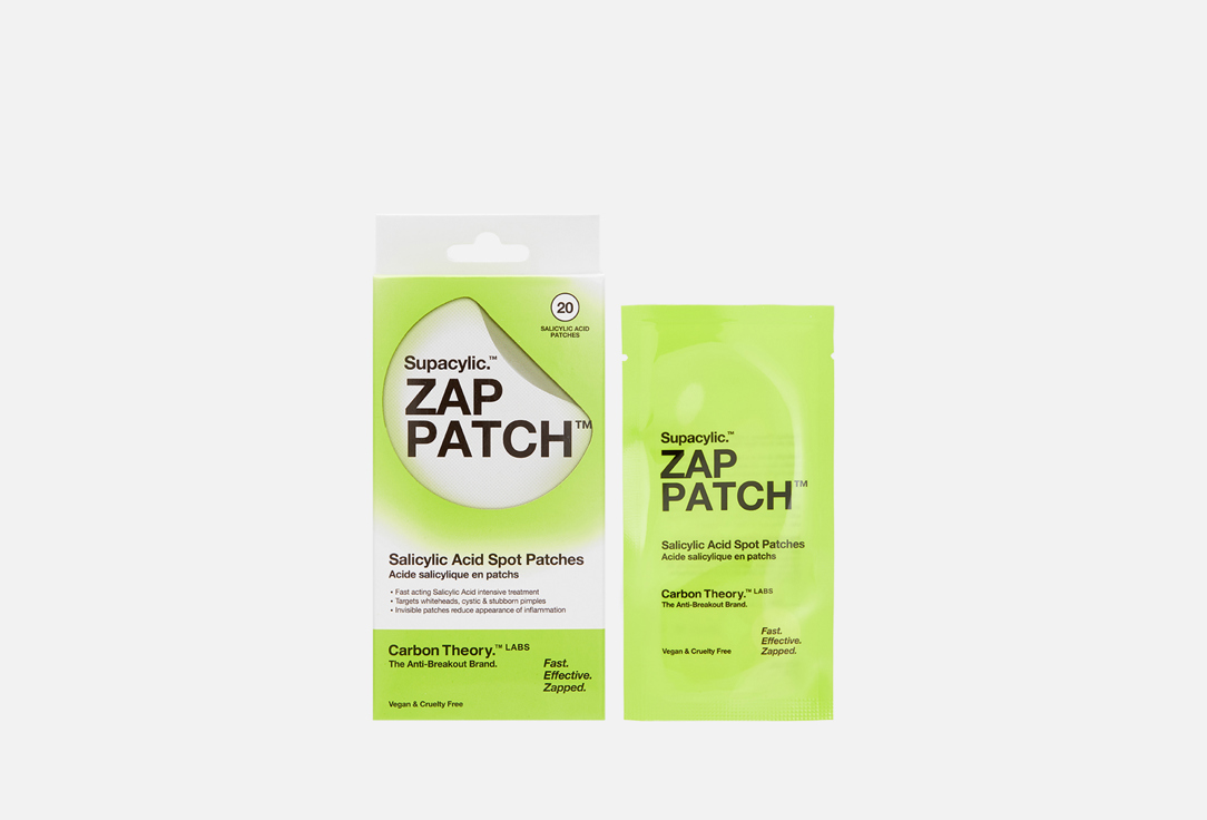 Изображение товара Патчи для точечного нанесения с салициловой кислотой Carbon Theory Zap Patch