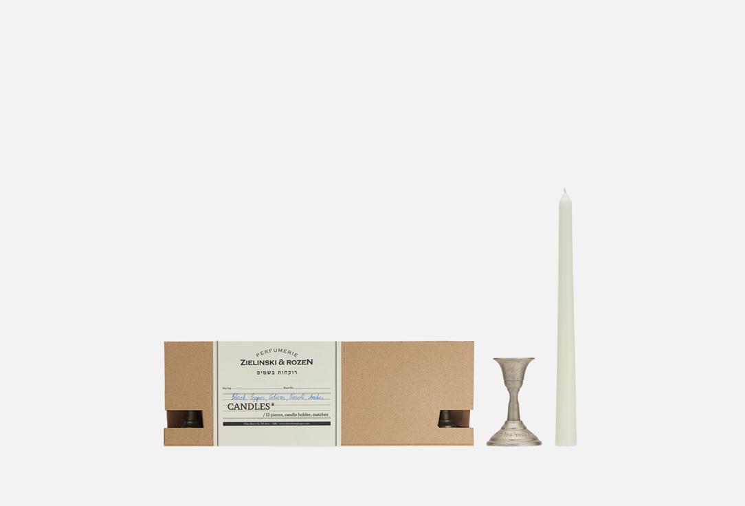 

Свеча в наборе ZIELINSKI & ROZEN, Black Pepper, Vetiver, Neroli, Amber 15 шт