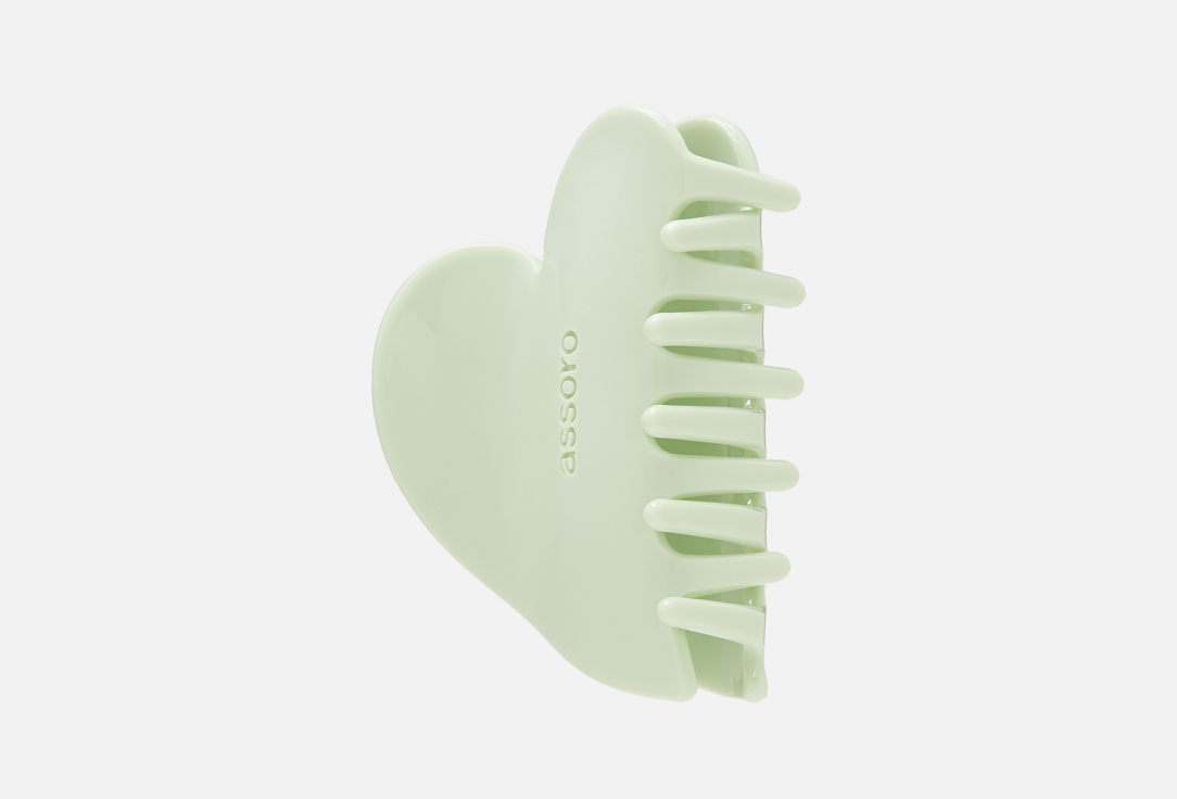 Изображение товара Крабик для волос Assoro Маленькая фисташка экологичный и стильный аксессуар