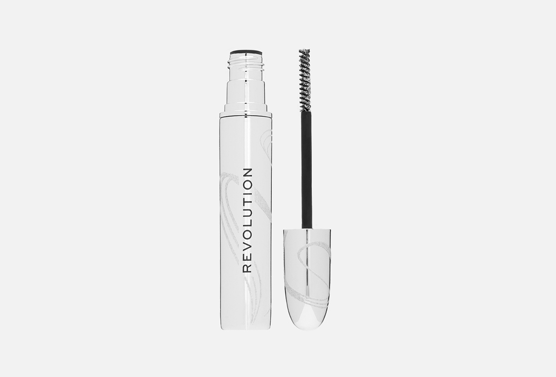 Изображение товара Верхнее покрытие для туши для ресниц MakeUp Revolution Glitter top coat mascara silver