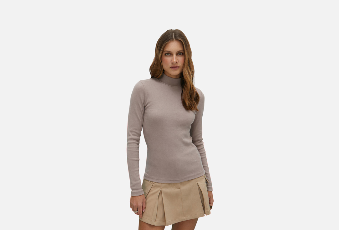 Изображение товара Женская водолазка MiNiMi Fresh Cappuccino из хлопка с эластаном