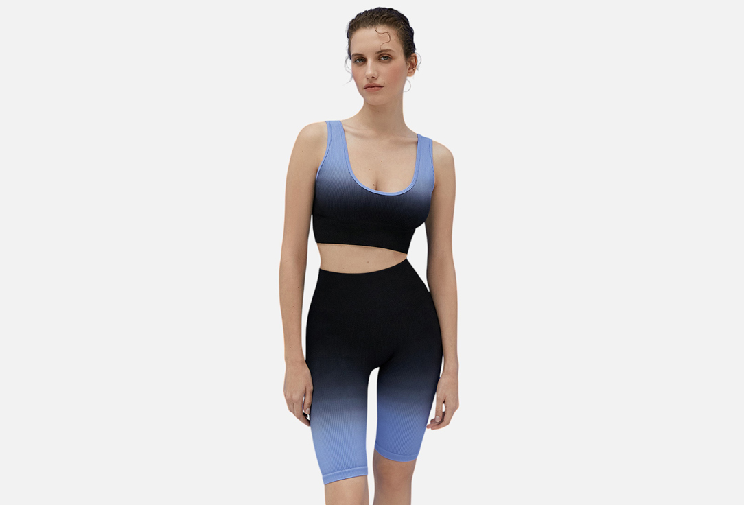 Кроп-топ MINIMI Fresh Gradiente Cielo Nero S мл