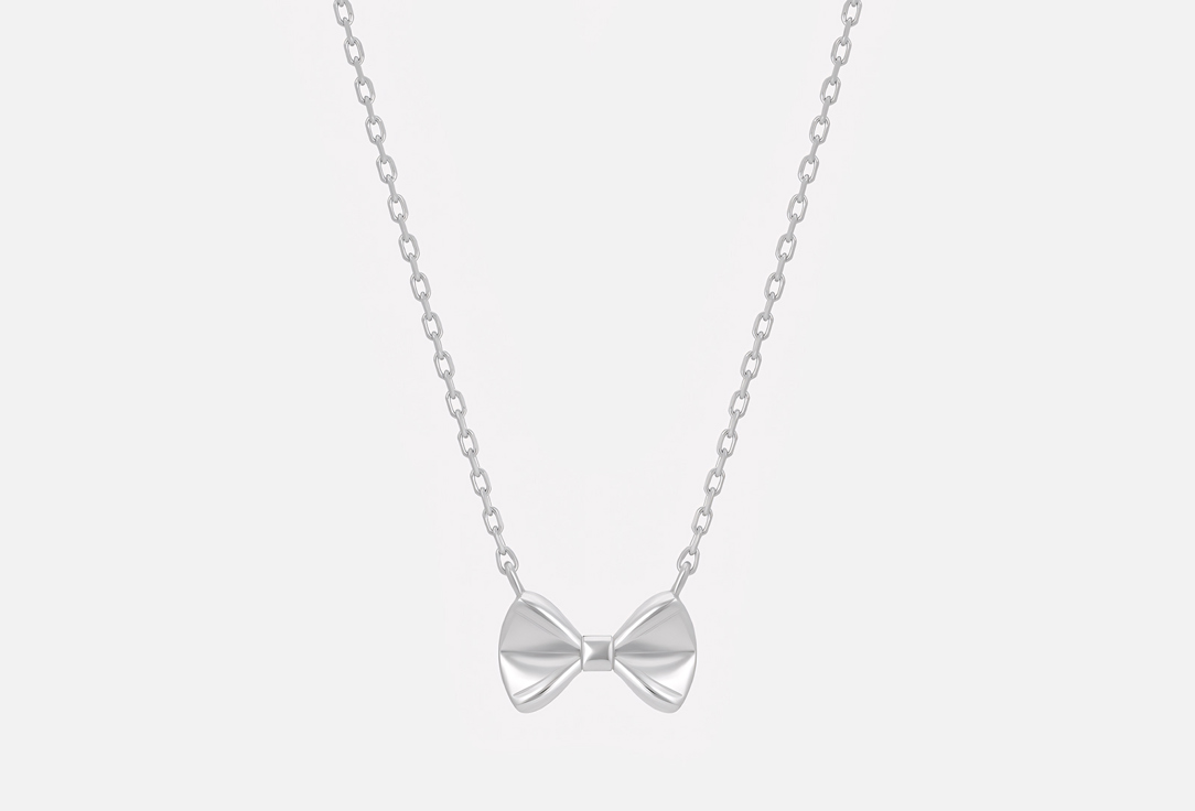 Изображение товара Серебряное колье The Reason bow с регулируемой длиной для женщин