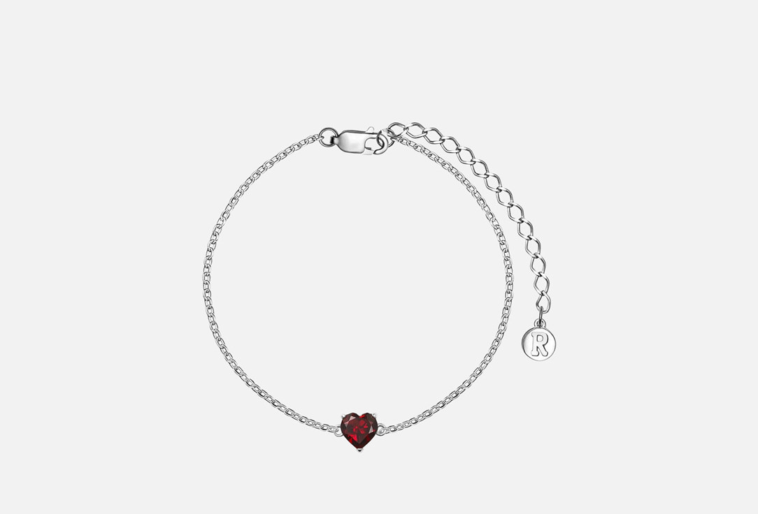 Heart with garnet 1 шт 4792₽