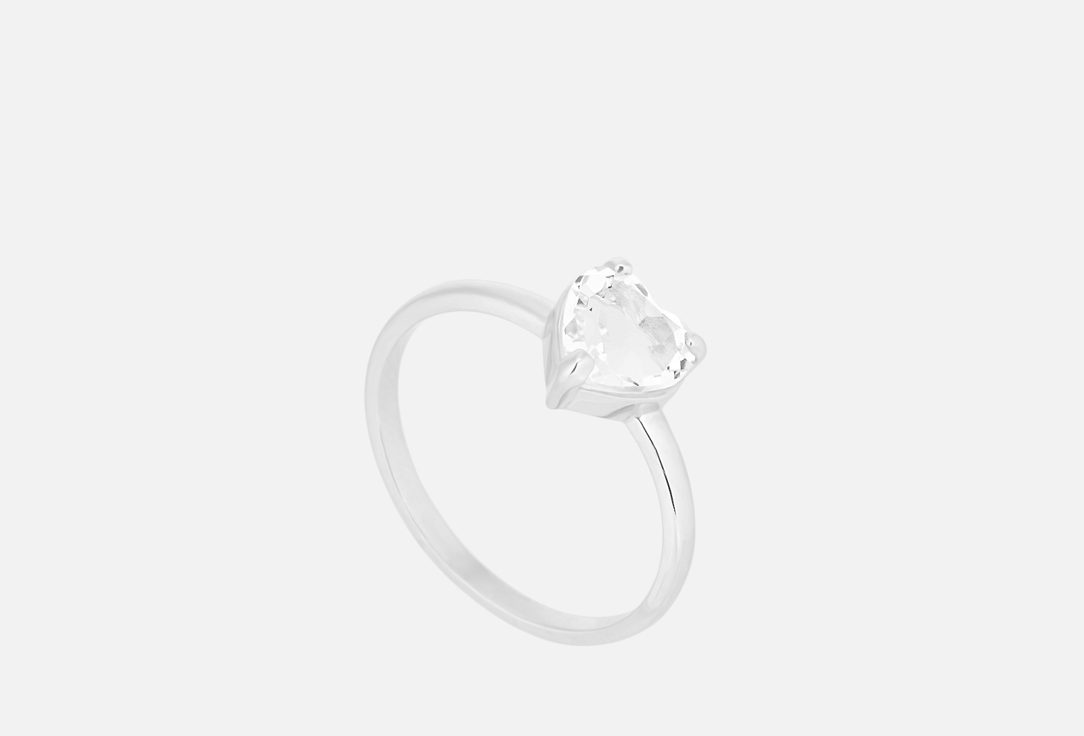 Кольцо серебряное THE REASON Rhinestone Heart Elite 17 мл