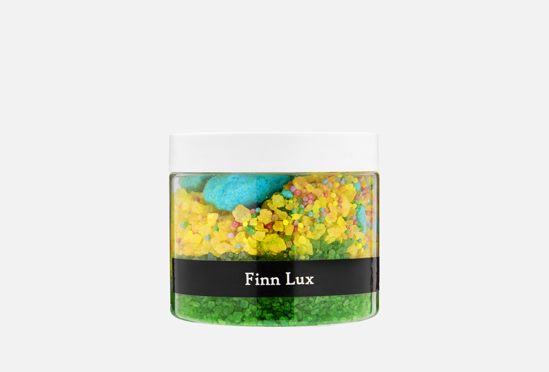 Изображение товара ароматическая цветная соль для ванны Finn Lux pearls and effervescent mixture