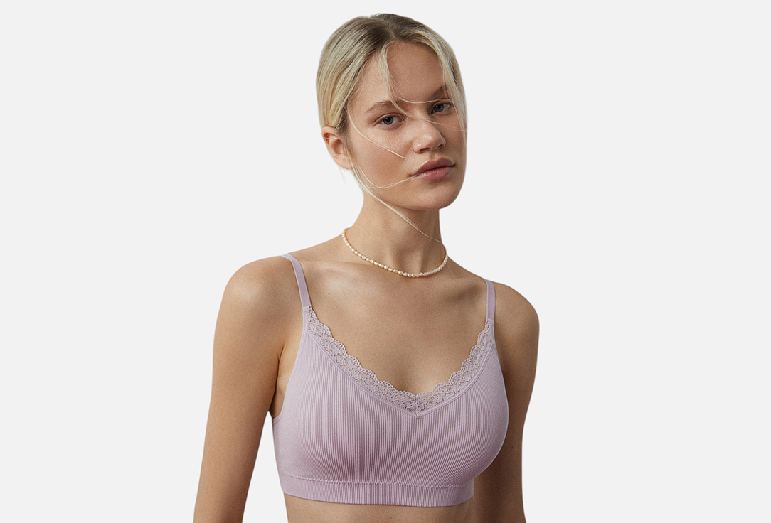 Изображение товара Топ-бра женский в стиле French Chic Rosa Antico, мягкая микрофибра