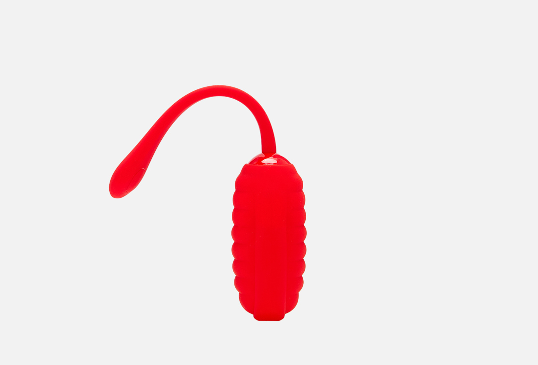 Изображение товара Виброяйцо ребристое Pretty Love supper soft red