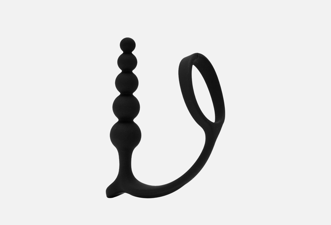 Изображение товара Анальные шарики с эрекционным кольцом Pipedream Ass-gasm Cockring