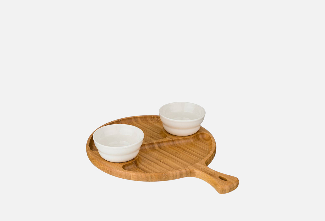 Изображение товара БЛЮДО СЕРВИРОВОЧНОЕ Lefard NATIVE, 34*25.5*2 СМ, +2 розетки