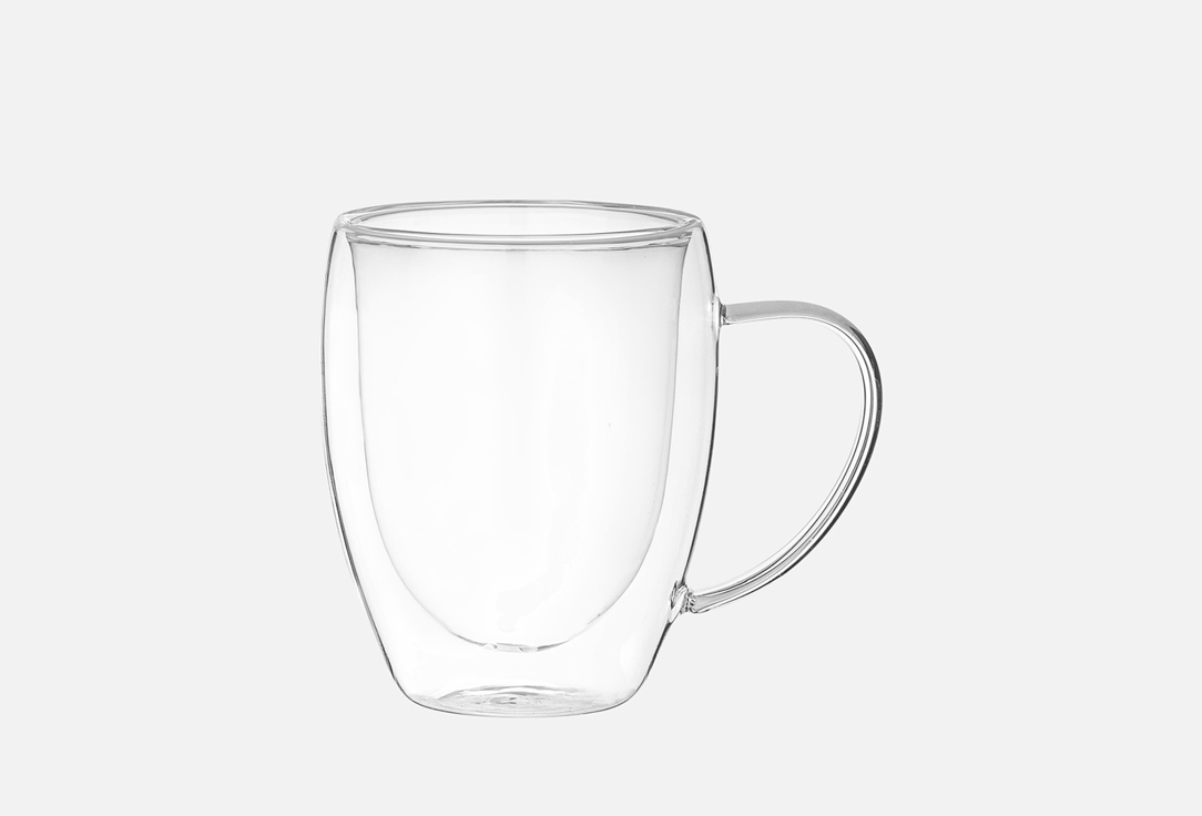 КРУЖКА С ДВОЙНЫМИ СТЕНКАМИ AGNESS DOUBLE-WALL 1 шт