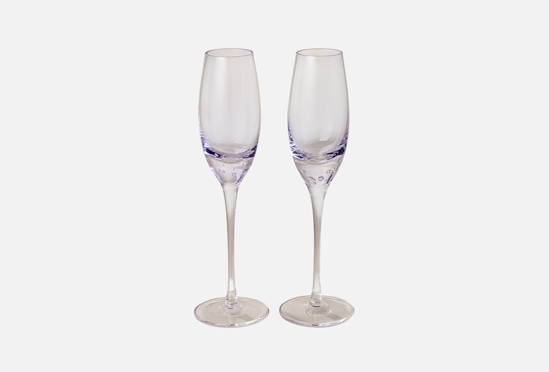 Изображение товара НАБОР БОКАЛОВ ДЛЯ ШАМПАНСКОГО Lefard BUBLES, PURPLE