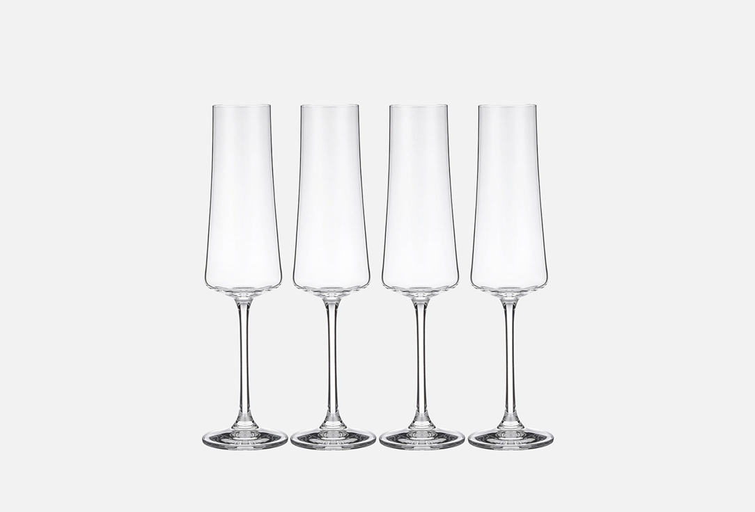 

НАБОР БОКАЛОВ ДЛЯ ШАМПАНСКОГО CRYSTALEX, XTRA 4 шт