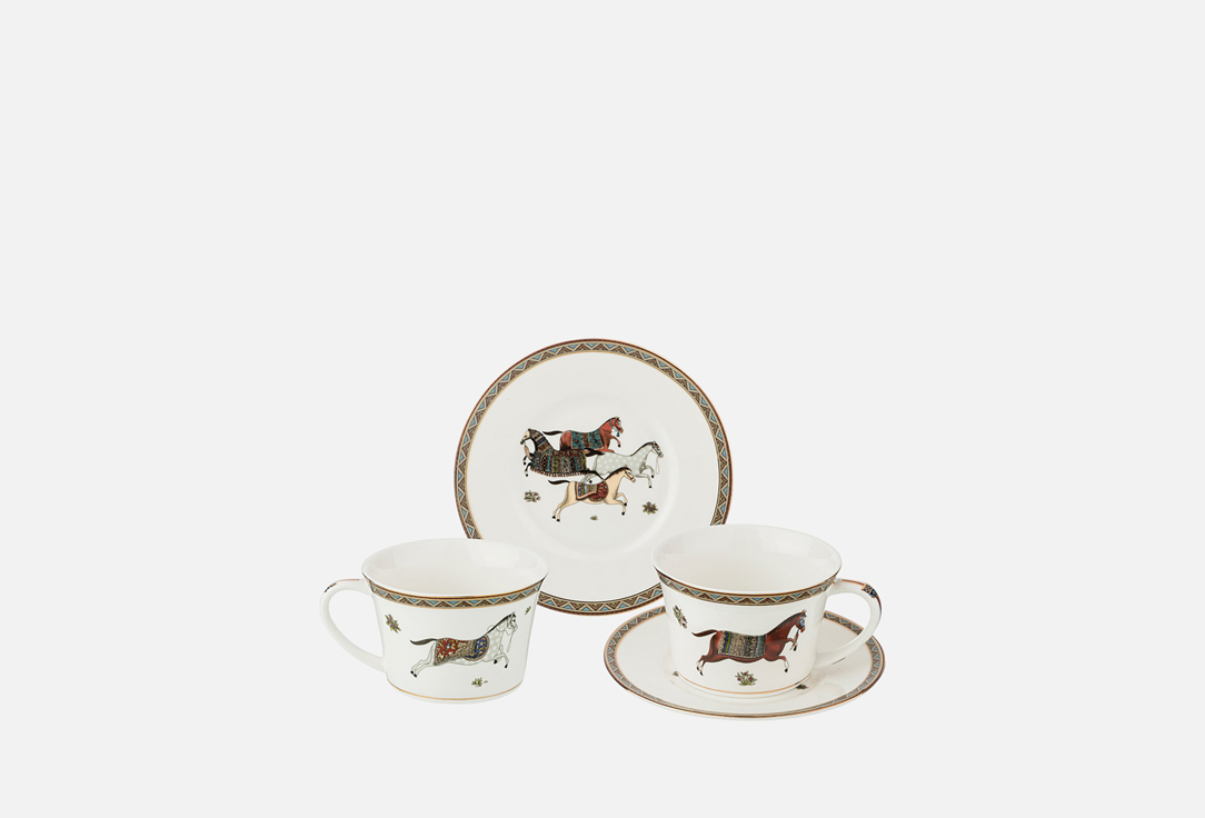 Изображение товара Кофейный набор Lefard PASSAGE из фарфора для горячих напитков стильный и прочный