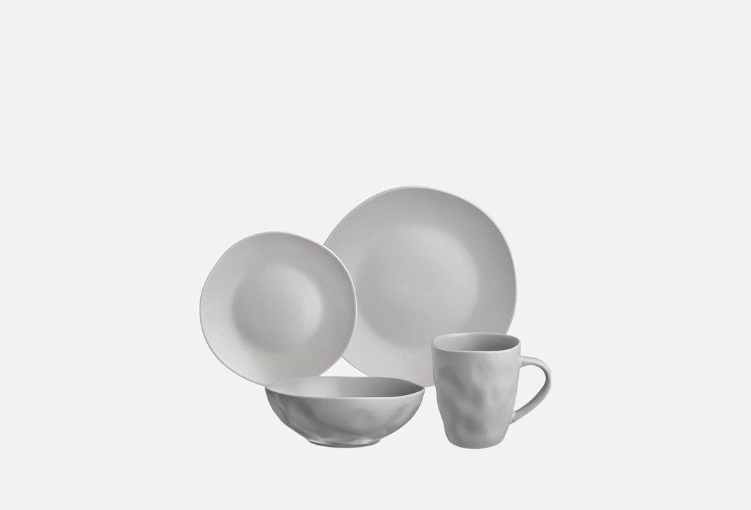 Изображение товара НАБОР ПОСУДЫ ОБЕДЕННЫЙ Bronco BRONCO, SHADOW, СВЕТЛО-СЕРЫЙ