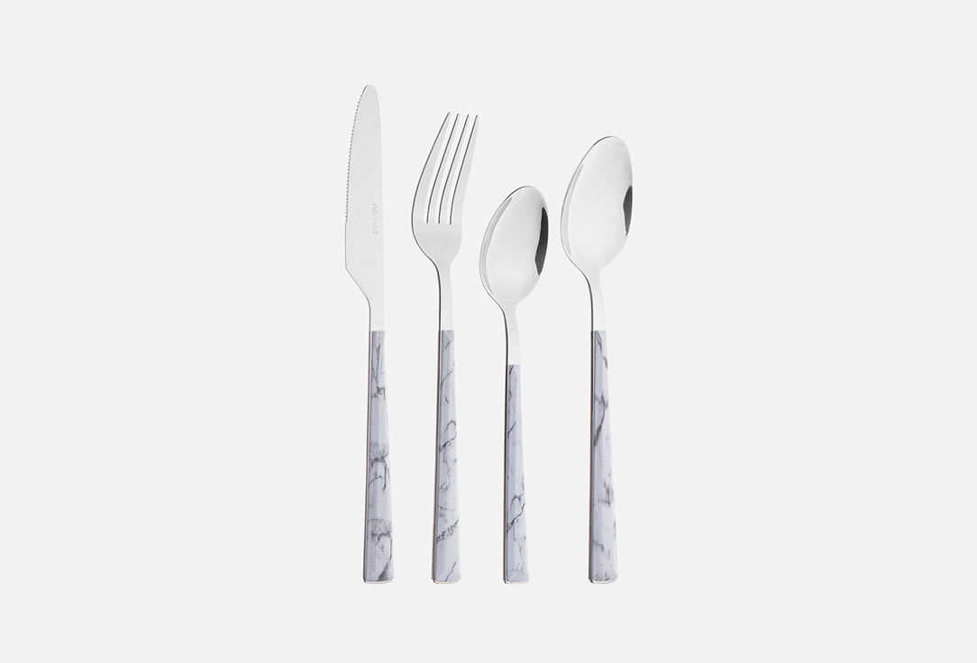 Изображение товара НАБОР СТОЛОВЫХ ПРИБОРОВ Agness AGNESS, GRAY MARBLE