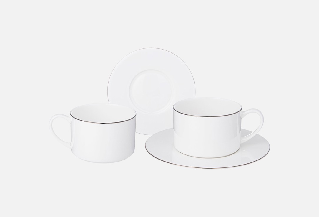 

ЧАЙНЫЙ НАБОР LEFARD, КРИСТАЛ, ПЛАТИНУМ 2 пар