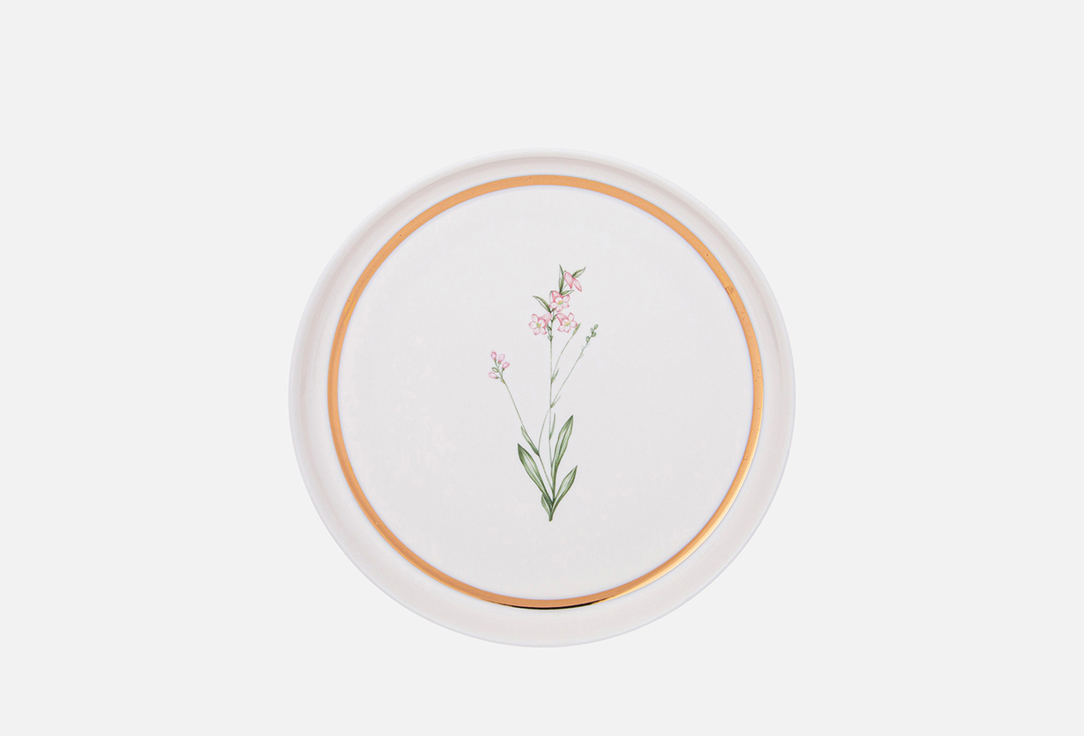 Изображение товара Тарелка закусочная Lefard Grassland 20,5 см с золотым обрамлением