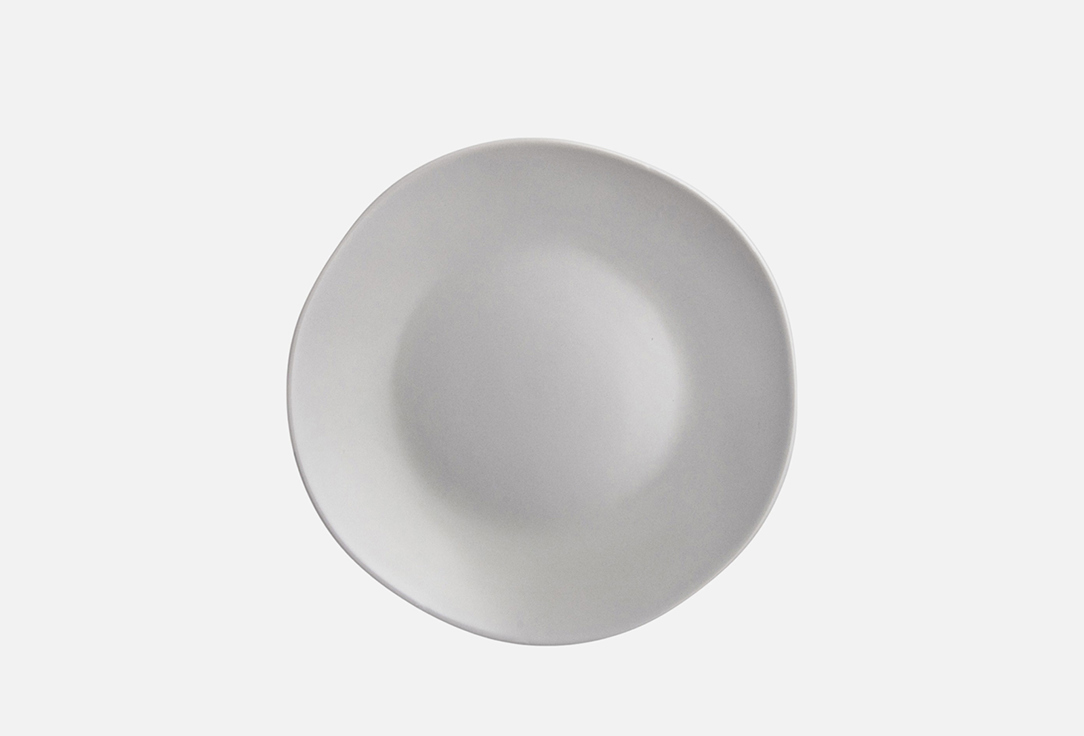 Изображение товара ТАРЕЛКА ЗАКУСОЧНАЯ Bronco BRONCO, SHADOW, СВЕТЛО-СЕРАЯ, 20,5 СМ