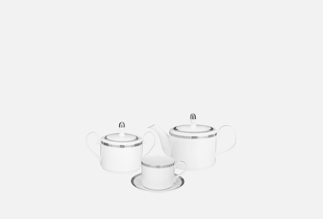 

ЧАЙНЫЙ СЕРВИЗ LEFARD, CROWN, ПЛАТИНОВЫЙ 14 шт