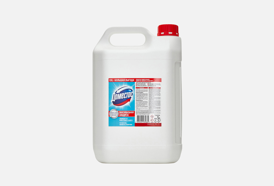 Изображение товара Гель для чистки сантехники Доместос Свежесть Атлантики 5 л универсальное моющее средство