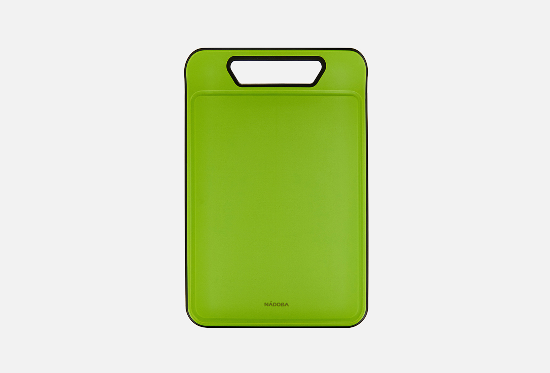 Изображение товара Разделочная доска NADOBA Olivia 37,5x25x0,8 см из пищевого пластика с ручкой