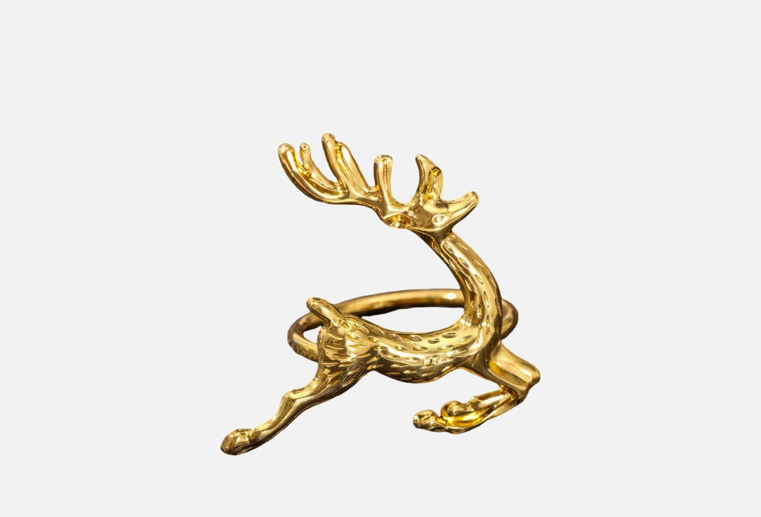 

Кольцо для салфетки SIMA-LAND, Олень, золото 1 шт
