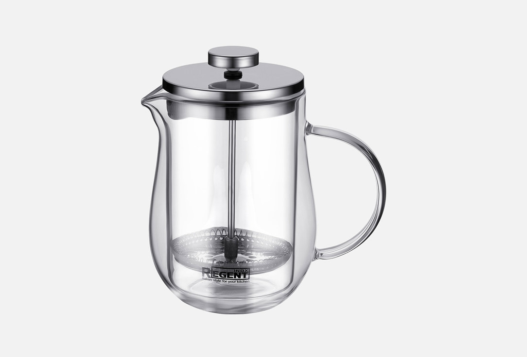 

Френч-пресс REGENT INOX, FRANСO, с двойными стенками 1 шт